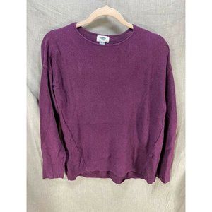 Old Navy Shirt Womens Small Purple Long Sleeve Pullover Top Ladies.‎